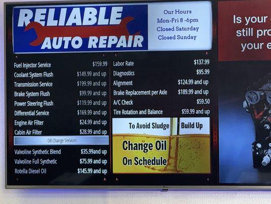 Reliable Auto Repair - Perry Road