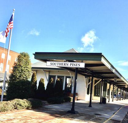 Southern Pines Train station