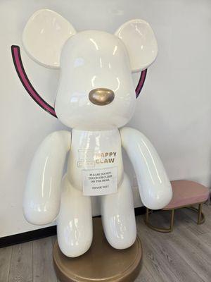 Statue that's near the front entrance