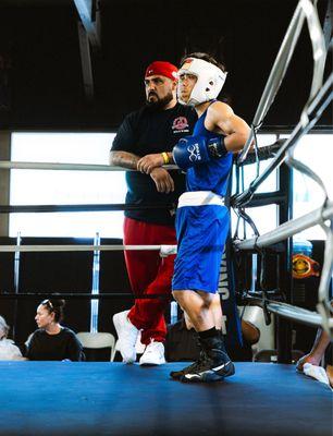 NinetyTwo98 Boxing's other amateur fighter Tyler. In his amateur debut.