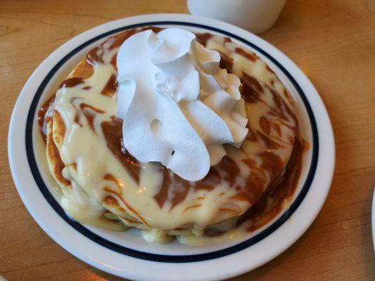 Tres leches pancakes