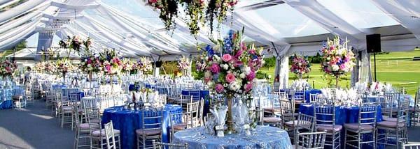 NY Tent creates grand interiors for the great outdoors.