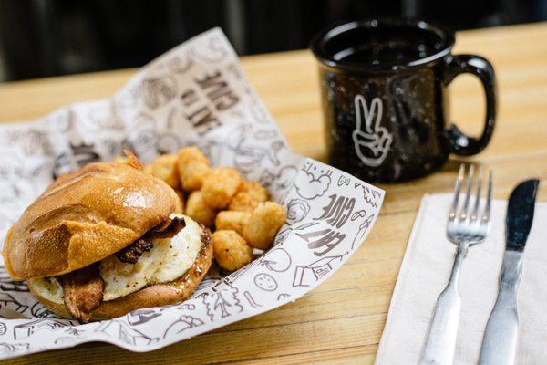 Breakfast Sandwich with your choice of meat and egg style