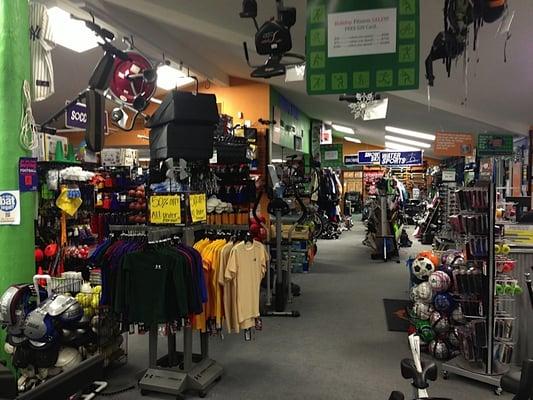 Lots of NEW and USED clothing for sports, hiking, Snow and more!