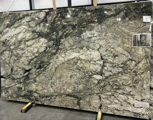 Beautiful granite I selected for my kitchen.
