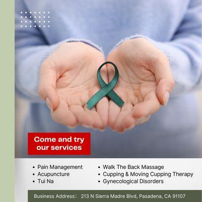 Come and try our services