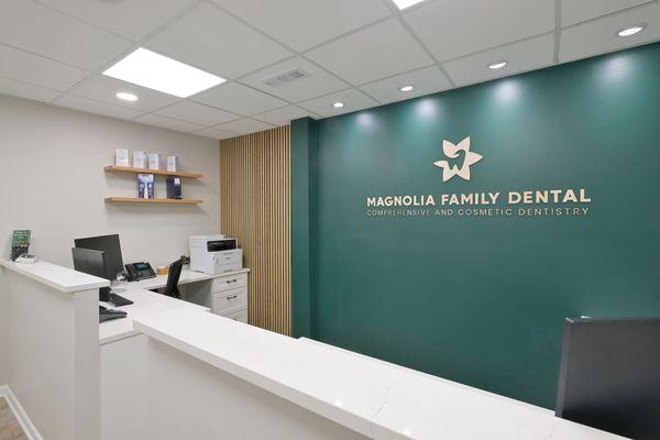 Front desk area