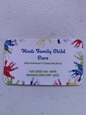 Hinds Family Child Care