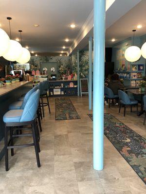 Sample of the cafe .... they have much more seating than pictured