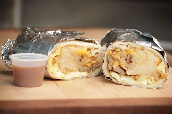 Breakfast burritos ready to go.
Sausage, Ham, Bacon, Chorizo.
What's your favorite?