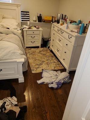 Post Construction Clean Up (Before) in Lynnfield, MA.