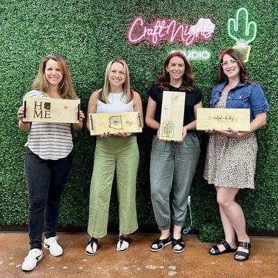 Wood burned charcuterie boards