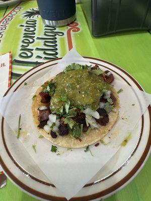 Carne Asada street taco