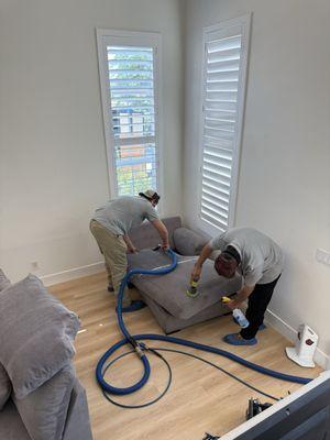 Attention to detail and stain removal