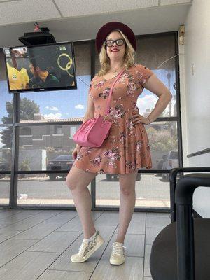 The lobby is perfect for selfies... bright & clean!