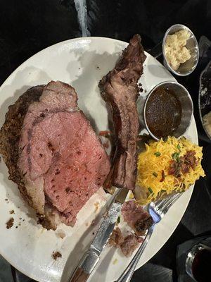 First prime rib dinner which was excellent!