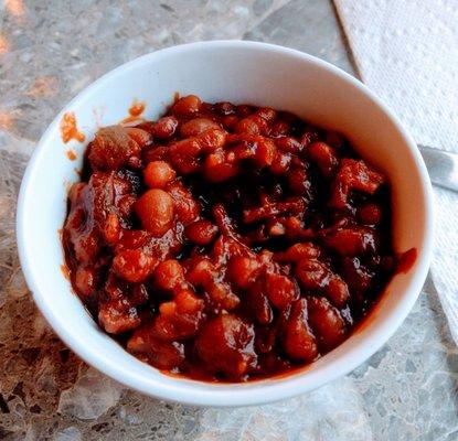 Cowboy beans. So tangy