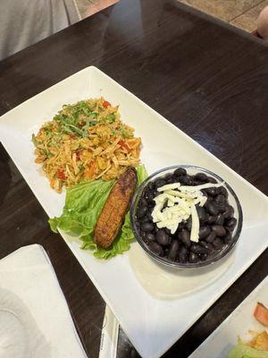 kids arroz con pollo