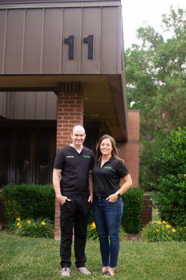 Owners Dr. Eric Ehle and Stacy Ehle.