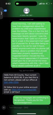 Messages From Them Are Like .....