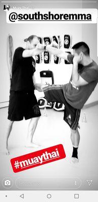 Muay Thai training