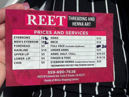 Reet Threading and Henna Art