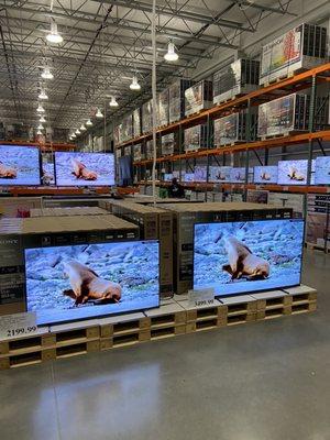Tons of tvs