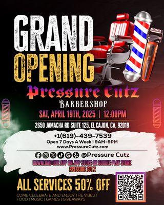 Barbershop Grand Opening