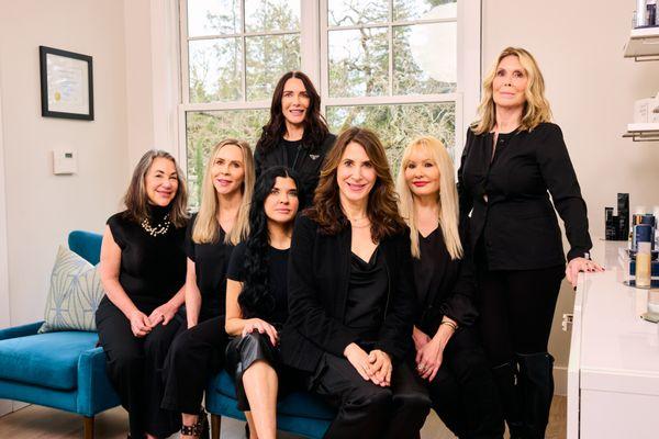 Jennifer Wolcott, RN, BSN, Kate Ratto, NP, Cristina Sykes, NP, Linda Behla, RN, founder, Melonie Thompson, FNP-C, Sheila Miller, Director.