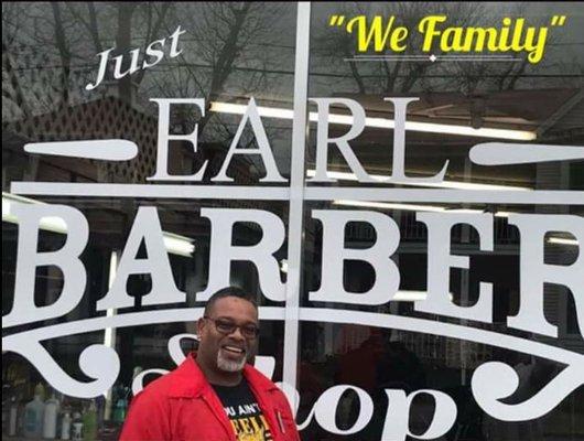 Just Earl Barber Shop COME Stop By.. WALK INS ALWAYS WELCOME..
