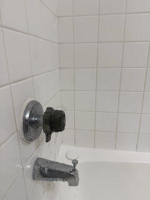 Max water flow is so low, that the stream is about 2 inches from the wall. I can NOT shower in my own apartment.