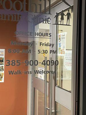 Draper Location Hours. The after hours clinic is at the CWH location only.