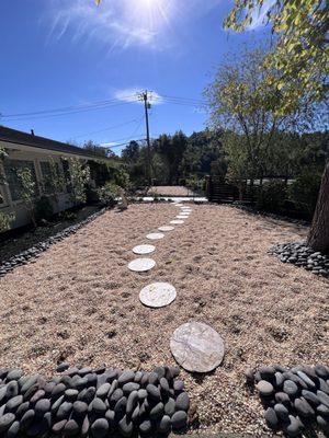 Front yard landscape.