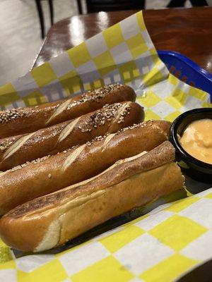 Pretzel Sticks with Beer Cheese