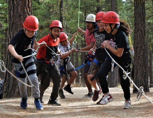 Sierra Nevada Journeys' Overnight Outdoor Learning program at Grizzly Creek Ranch.