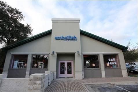 We're in the Westlake Court Shopping Center near Breed & Co.