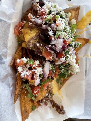 Brisket nachos
