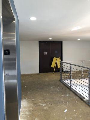 Everything appears to be under construction! But the elevators work.