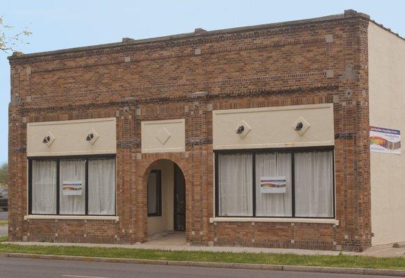 Our Gallery, Studio and Home in a former 1930's Kroger grocery store.