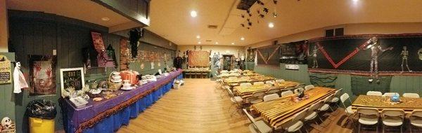 Halloween party rental in the hall of the American Legion Post 57 in Waldwick, NJ
