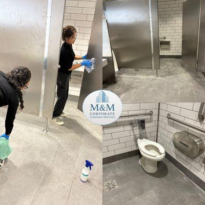 Restroom Post-Construction Cleaning