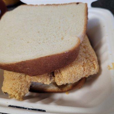 Haddock fish sandwich