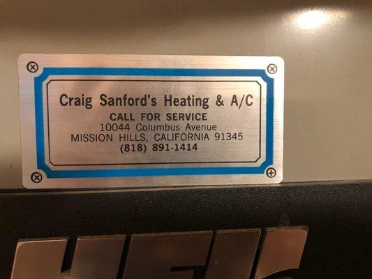 Craig Sanford Heating & Air