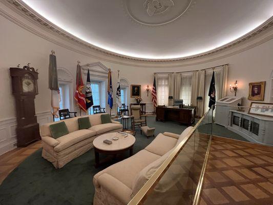 The Oval Office back in LBJ's day