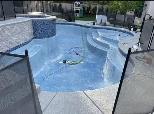 Drain and chlorine wash.