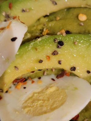 Avocado toast with a little bite