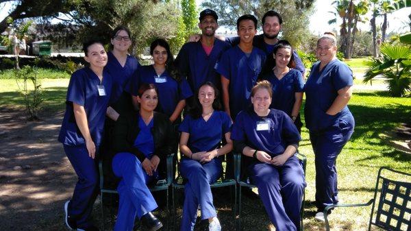The #1 Graduating Class of Healthcare Academy of California...EVER. Congratulations To Y'All.