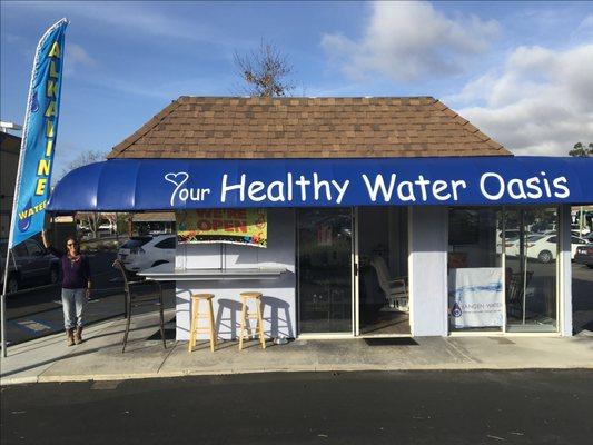 Come visit us and fill up your containers with delicious, ionized, alkalized Kangen Water or call for an appt. to learn more about it.