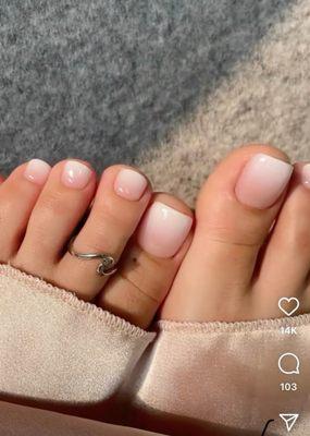 This was what I asked for the first attempt on my nails!