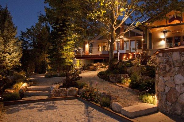After Dark Landscape Lighting